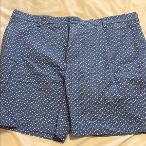 Blue Patterned Men's Shorts